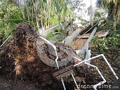 Hurricane Irma Damage Editorial Stock Photo