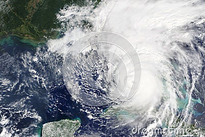 Hurricane Irma is heading towards Florida, USA in 2017 - Elements of this image furnished by NASA Stock Photo