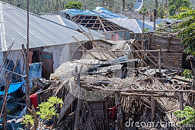 Hurricane Matthew Relief Work Editorial Stock Photo