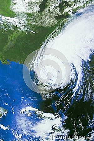Hurricane over Florida Stock Photo