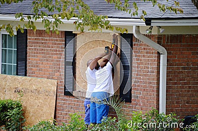 Hurricane Preparation Editorial Stock Photo