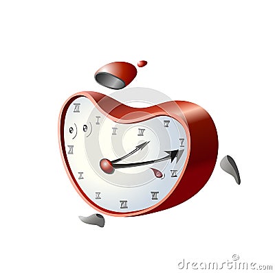 Hurry alarm clock Stock Photo