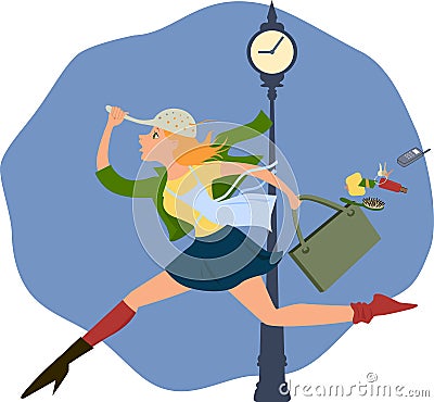 Hurry up Vector Illustration