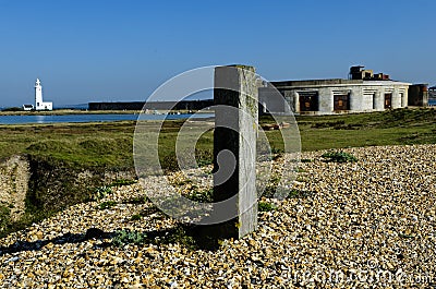 Hurst castle Stock Photo