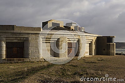 Hurst Castle, South face Stock Photo