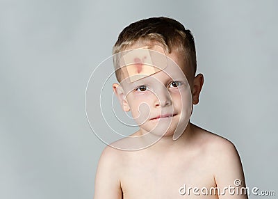 Hurt Child Stock Photo