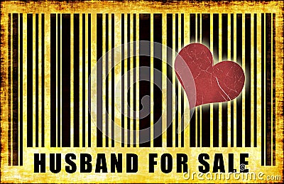 Husband For Sale Stock Photo