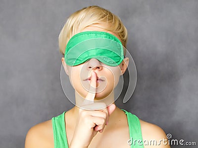 Hush hush Stock Photo