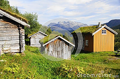 Husmannsplassen Kjelvik, Leirfjord, Norland County Stock Photo