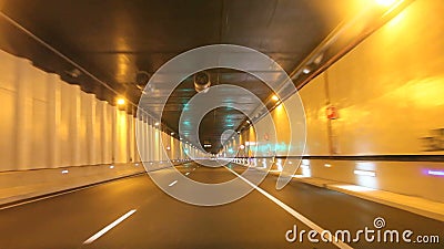 Huvudvägtunnel arkivfilmer Huvudvägtunnel arkivfilmer
