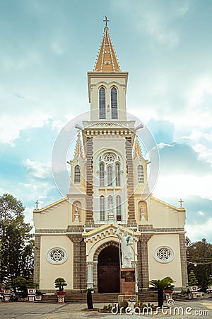 Huyen Sy Church in Ho Chi Minh City (Saigon) Stock Photo