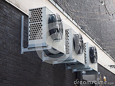 HVAC device detail Stock Photo