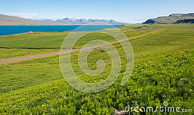 Hvalfjordur Fjord, Iceland Stock Photo