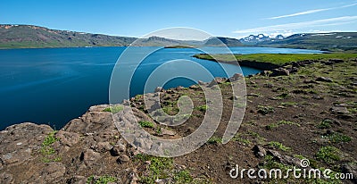 Hvalfjordur Fjord, Iceland Stock Photo