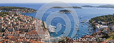 Hvar Town, Hvar, Croatia Stock Photo