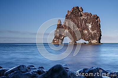 Hvitserkur, giant rock Stock Photo