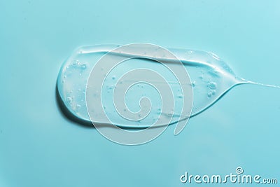 Hyaluronic serum gel texture Stock Photo