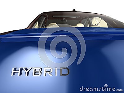 Hybrid Car Stock Photo