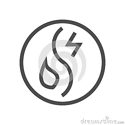 Hybrid energy icon Vector Illustration