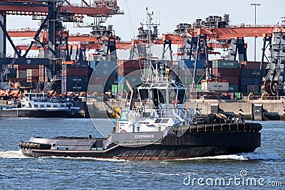 Hybrid tugboat EXPERIENCE of Kotug Smit Editorial Stock Photo