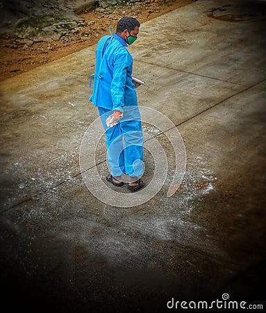 In hyderabad city, during the pandemic coivd-19,coronavirus outbreak Editorial Stock Photo