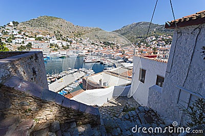 Hydra island, Greece Editorial Stock Photo