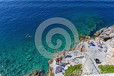 Hydra Island Editorial Stock Photo