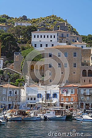 Hydra Island Editorial Stock Photo