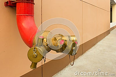 Hydrant for fire protection Stock Photo