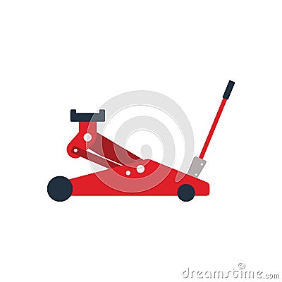 Hydraulic jack icon Vector Illustration