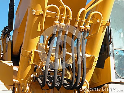 Hydraulic System Stock Photo