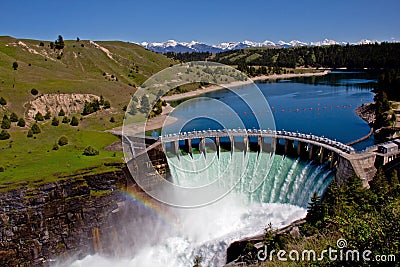 Hydroelectric Dam Stock Photo