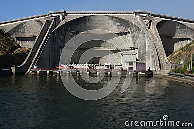 Hydroelectric dam Stock Photo