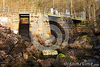 Hydroelectric dam Stock Photo