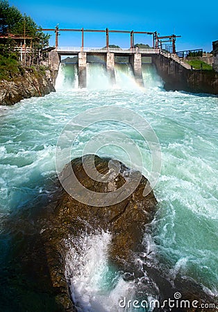 Hydroelectric power Stock Photo