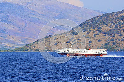 Hydrofoil In Ionian Sea, Greece Stock Photo - Image: 59275072
