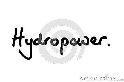 Hydropower Stock Photo