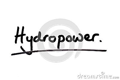 Hydropower Stock Photo