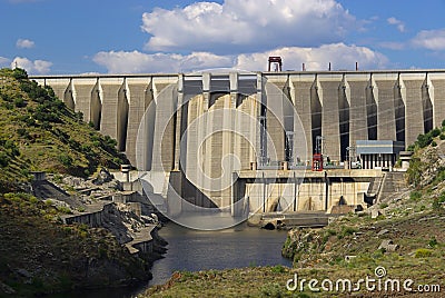 Hydropower plant Stock Photo