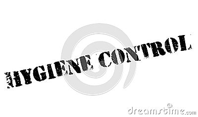 Hygiene Control rubber stamp Vector Illustration