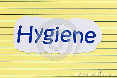 Hygiene personal healthy wellness illness prevention practice good self care Stock Photo