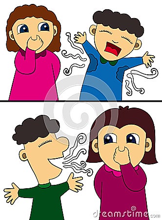 Hygiene humor Cartoon Illustration