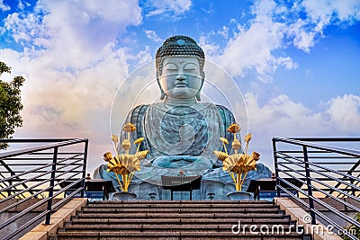 Hyogo Daibutsu at Nofukuji Temple in Kobe Stock Photo