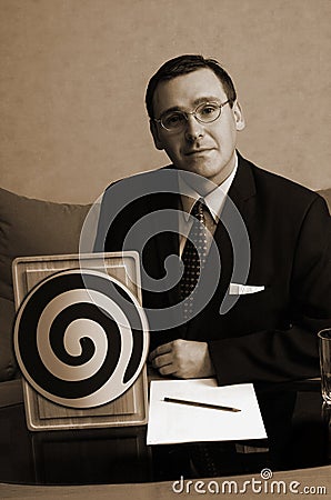 Hypnotherapy ;-) Stock Photo