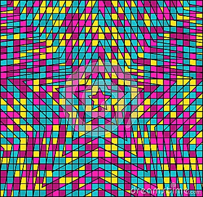 Hypnotic Background. Vector Illustration Vector Illustration
