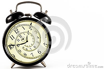 Hypnotic Clock Stock Photo