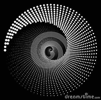 Hypnotic Fascinating Abstract Image. Illustration vector psychedelic spiral radial rays, twirl, twisted effect, vortex backgrounds Vector Illustration