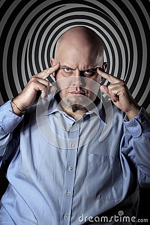 Hypnotic gaze Stock Photo