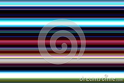 Hypnotic lines texture and design in phosphorescent and red hues Stock Photo