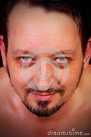 Hypnotic Look Stock Photo